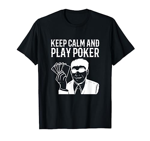 Poker play poker player T-Shirt, Black