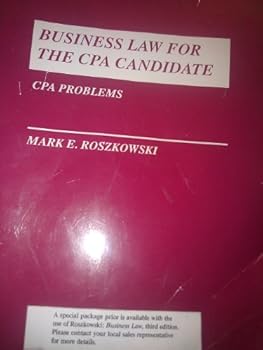 Hardcover Business Law CPA Candidate Book