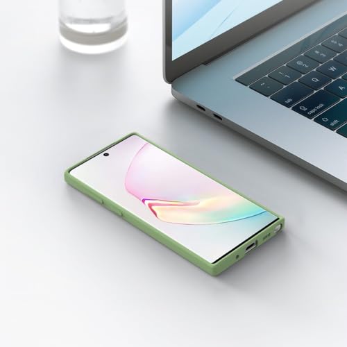 Image of for Samsung Galaxy Note 10 Case Green, Scratch Resistant with Soft Touch, Slim Thin Phone Cover for Samsung Galaxy Note 10