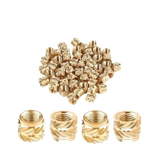 100/10 PCS zbgg[bg˂^JCT[gibg M1/M2/M2.5/M3/M4/M5/M6/M8 ˂ߍ݃CT[g ߍ(Length 7mm,M3(OD 5mm)40pcs)