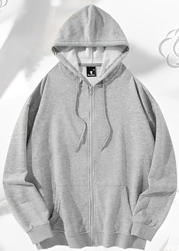 aspersio(アスペルシオ) ストリート系 スウエットパーカー 長袖 シルエット フルジップアップ フーディー メンズ の商品画像 5