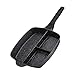SLCHJXS 3-in- 1 Non Stick Frying pan Crepe Maker pan Cooking Wok Pot cookware Breakfast Egg pan Skillet Kitchen Utensils (Color : C) (A)