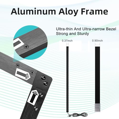 Image of 46 inch IR Touch Screen Frame 20 Points Interactive Infrared Touch Screen Overlay Frame Free Driver, Plug and Play for Kiosk, TV