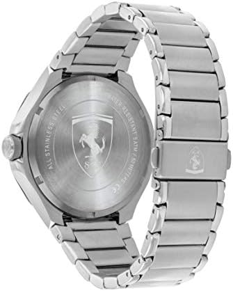 Scuderia Ferrari Men's Pista Quartz Watch with Stainless Steel Strap,  Silver, 25 (Model: 0830726) : Amazon.com.au: Clothing, Shoes \u0026 Accessories