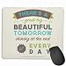 Produktbild Beautiful Tomorrow Gaming-Mauspad für Computer, Laptop, 24,8 x 29,5 cm
