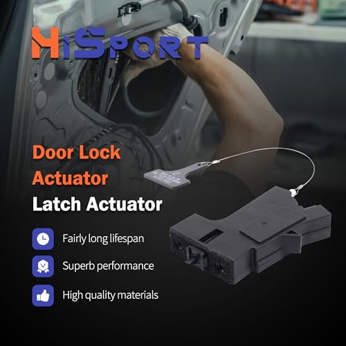 Image of HiSport 81590-2T000 Fuel Door Lock Actuator Compatible with Hyundai Kia | Sonata 2015-2019, Optima 2011-2020