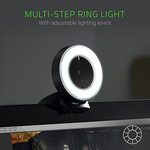 image for Razer Kiyo Streaming Webcam: 1080p 30 FPS / 720p 60 FPS - Ring Light w