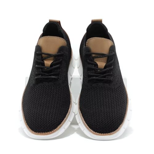 Image of Mens Oxfords Lace-Up Lightweight Casual Walking Shoes Dress Shoes Fashion Sneakers Walking Shoes