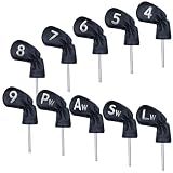 10 fundas de hierro para palos de golf, diseñadas para poner y