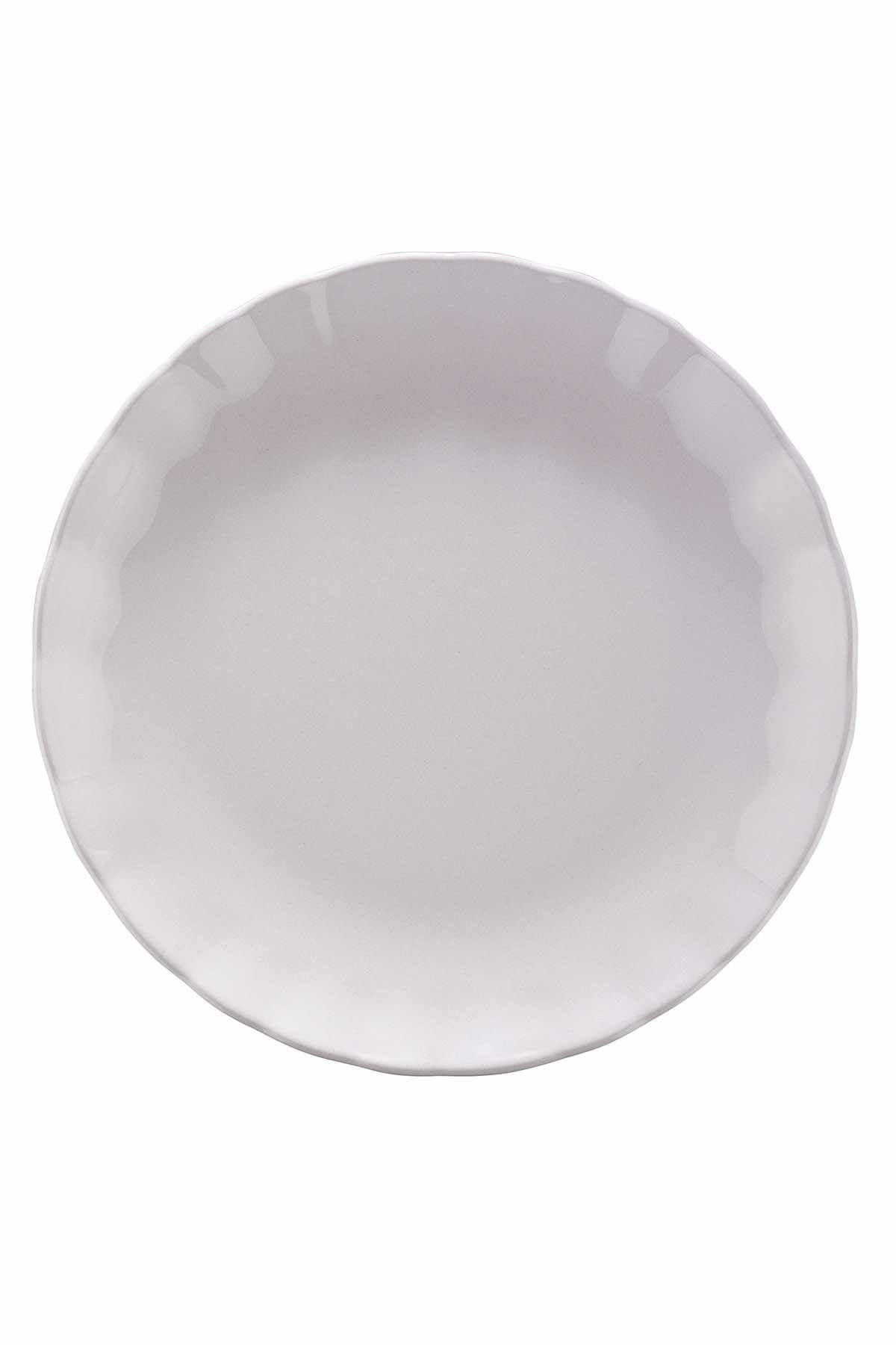 Elegancki 24-częściowy serwis obiadowy, jasnofioletowy, 100% porcelana | w zestawie talerze do serwowania, miski i talerze deserowe | można myć w zmywarce i używać w kuchence mikrofalowej