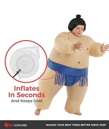 Disfraz Inflable de Luchador Sumo para Niños miniatura 7