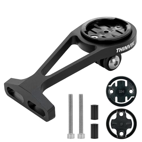 Thinvik Out-Front Extended Bike Computer Mount for Wahoo Garmin Bryton Series Combo Mount GPS Bike Computer