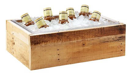 Cal-Mil 3360-10 Ice Housing, 6.5" Height, 13" Width, 11" Length, Wood, Madera