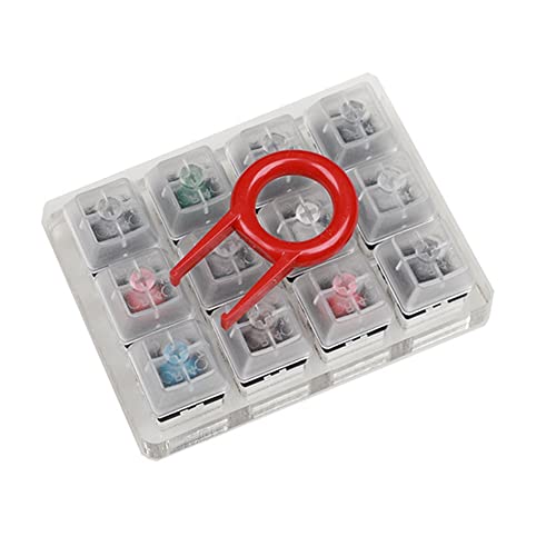 Testeur de commutateur à 12 touches en acrylique pour clavier mécanique Cherry MX