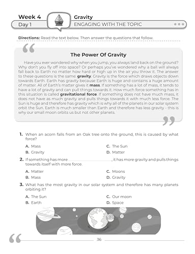 5th Grade Science: Daily Practice Workbook | 20 Weeks of Fun Activities (Physical, Life, Earth and Space Science, Engineering | Video Explanations Included | 200+ Pages Workbook) - Image 8