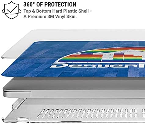 Skinit Case + Skin Compatible with MacBook Air 13in M1 (2021) - Officially Licensed NBA Denver Nuggets Hardwood Classics Design