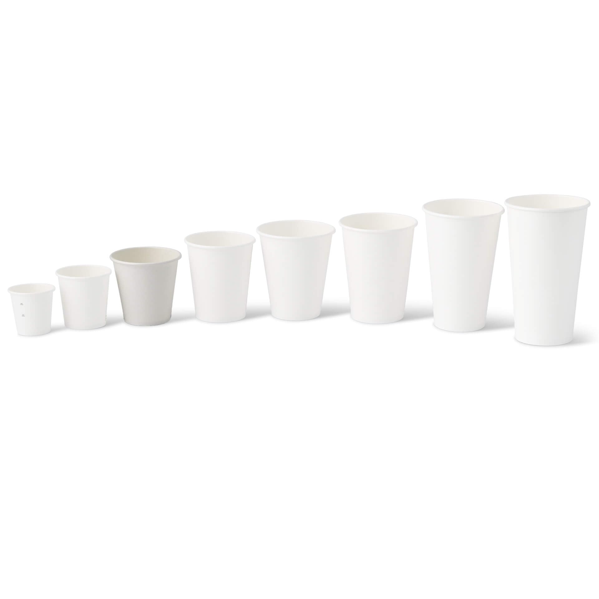 BIOZOYG 1000 Stück Kaffeebecher Pappbecher 150ml / 6 oz Ø 80 mm weiß - Einwegbecher plastikfrei - Becher aus nachhaltiger Forstwirtschaft - Kaffeebecher Einweg