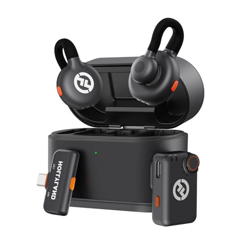 Hollyland Lark M2S Mini Combo Wireless Lavalier Microphone for Ca...