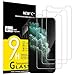 NEW'C 3 Pack Designed for iPhone 11 Pro and iPhone X and iPhone XS Screen Protector Enhanced Tempered Glass Protection, Case Friendly Anti Scratch Bubble Free Ultra Resistant