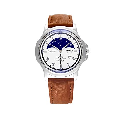 Montre à quartz en cuir LULI idéale pour passer du bureau à une soirée décontractée
