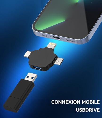 Adaptateur USB vers Type C pour brancher souris et clavier sur iPad