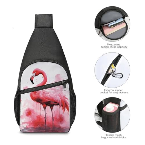 Mochila tipo bandolera ligera para senderismo y viaje miniatura 5