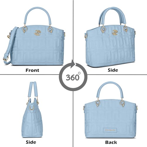 Image of Lavie Signature Women's Quilt Tinian Satchel Handbag | Satchel Bag For Work | Ladies Purse | Stylish Shoulder Bag | Gift For Women