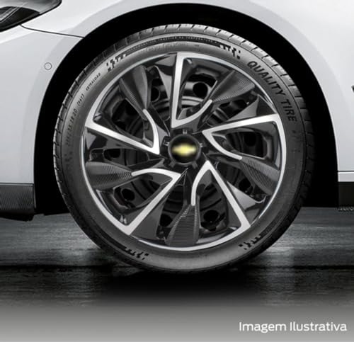 Jogo 4 Calotas Esportivas DS4 Preto/Prata aro 15 CHEVR Onix Prisma Spin Agile Cobalt Sonic Montana M