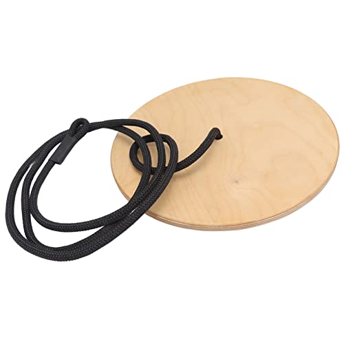 Kids Climbing Rope Tree Swing, Easy Installation 440 9lb Load Bearing 78 7in Wooden Disc Rope Swing for Adult for Outdoor