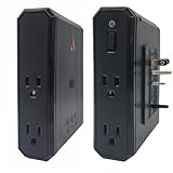 Austere III Series, Wall Power 4 Outlet Surge Protector, 2500 Joules, EMI/RFI Filtering, Flameless MOV, Overcurrent Protection, SmartFit Outlets, 4 Year Component Guarantee