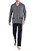 Produktbild Götzburg Herren Pyjama, Langarm, Baumwolle, Single Jersey, Navy, Bedruckt 48