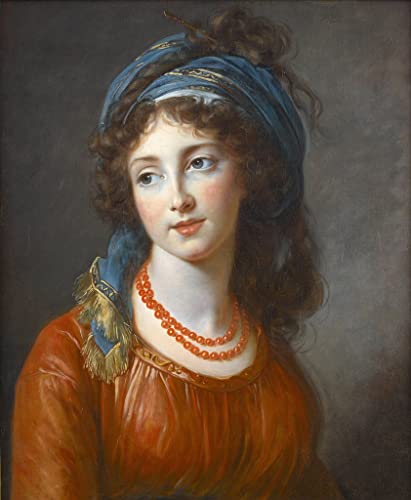 Affiche Impression Vigée Lebrun pour Décoration Salon Chic 60x90