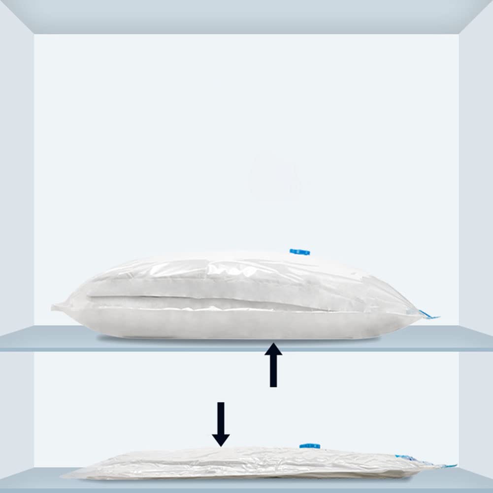 ZYWUOY Sac compressé sous vide, sac de rangement transparent pour vêtements, couettes/literie