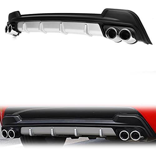 Diffuseur pare-chocs arrière avec échappement pour Toyota Corolla 2020 4 portes L XLE