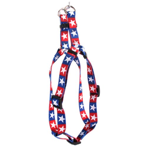 Image of Yellow Dog Design Step-In Harness, Large, Colonial Stars
