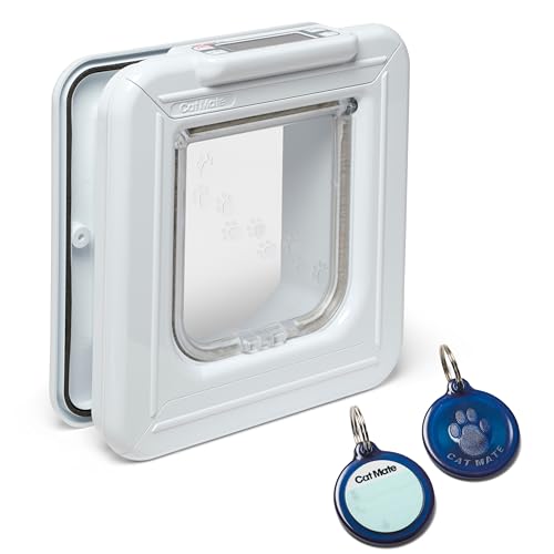 Cat Mate Elite I.D Disc Cat Flap with Timer Control...