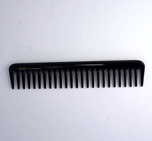 7in, Hard Rubber, Wide Tooth Short Styling Comb, Pegasus 406
