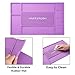 HAPPYPOSH Magnetic Barber Mat,Magnetic Barber Mats For Clippers and Supplies, Barbershop Pad for Station, Beauty Salon Table Matt, Tool Organizer for Pro Hairstylist,Purple