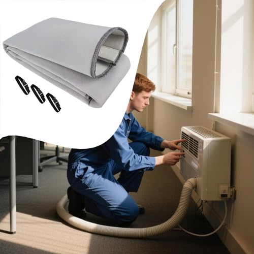 Climatiseur portable protection tuyau isolation kit fenetre maison