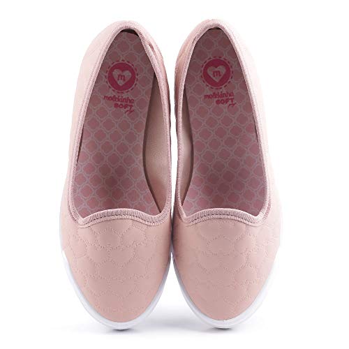 Sapatilha Molekinha Napa Matelasse Rosa 30