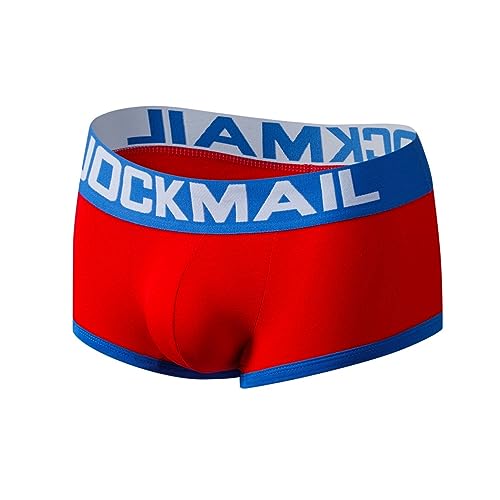 JOCKMAIL Men's Cotton Boxer Briefs Open Back Bottomless Sexy Backless Men Underpanties4