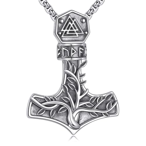 YONFQE Viking Thor's Hammer lbNX X^[OVo[ Be[W k~j y_g A~bg WG[ Mtg fB[X Y