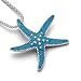 Produktbild DUR Damen Anhänger"Seestern/Steinsand blau" aus 925er Silber P3429