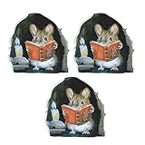 Ideal für die Kindergarten dekoration mit niedlichem Cartoon-Design, einer Maus und einem Loch, die Ihnen helfen können, eine entspannte und angenehme Atmosphäre zu schaffen.