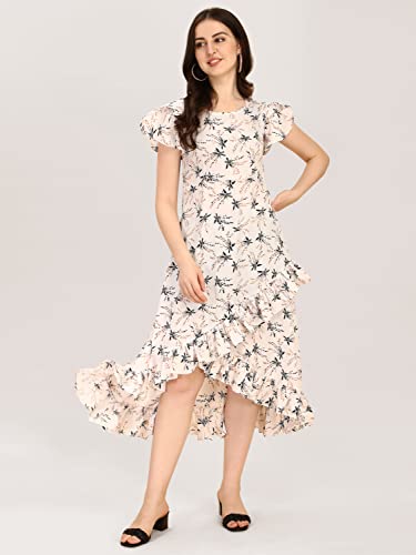 Image of QIQI Women's Crepe A-Line Maxi Casual Dress