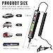 Gasedin Automotive Test Light, 0.8V-100V DC Buzzer Circuit Tester with Sharp Probe, Electric Test Pen for Car Battery Polarity Continuity Fuses, Universal Exterior Car Accessories