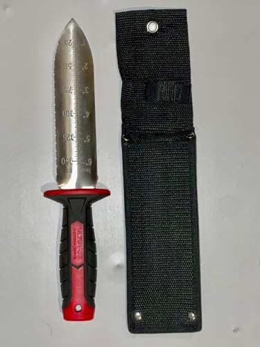 Ultimate Innovations Hori Hori Knife Garden Tool (RED)