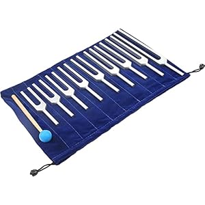 Stemvorkset, 9 Stemvorken Voor Genezing Solfeggio-Stemvorken Met Siliconen Hamer Tas Geluidstherapie Voor Het Stemmen…