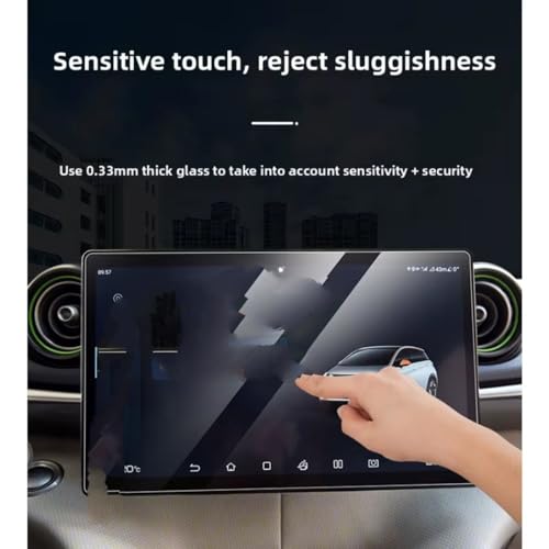 Protecteur d'écran navigation voiture BYD Sealion 7 RHD film GPS transparent anti-rayures