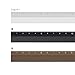 Midori Aluminium Ruler 15cm Black (42256006)